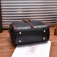 حقيبة يد فاخرة للنساء حقائب مصمم بولي Leather جلد بلون حقيبة ساعي الموضة حقائب الكتف Crossbody بنات Tassen حمل - Image 3